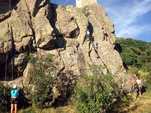 Escalade à Burzet