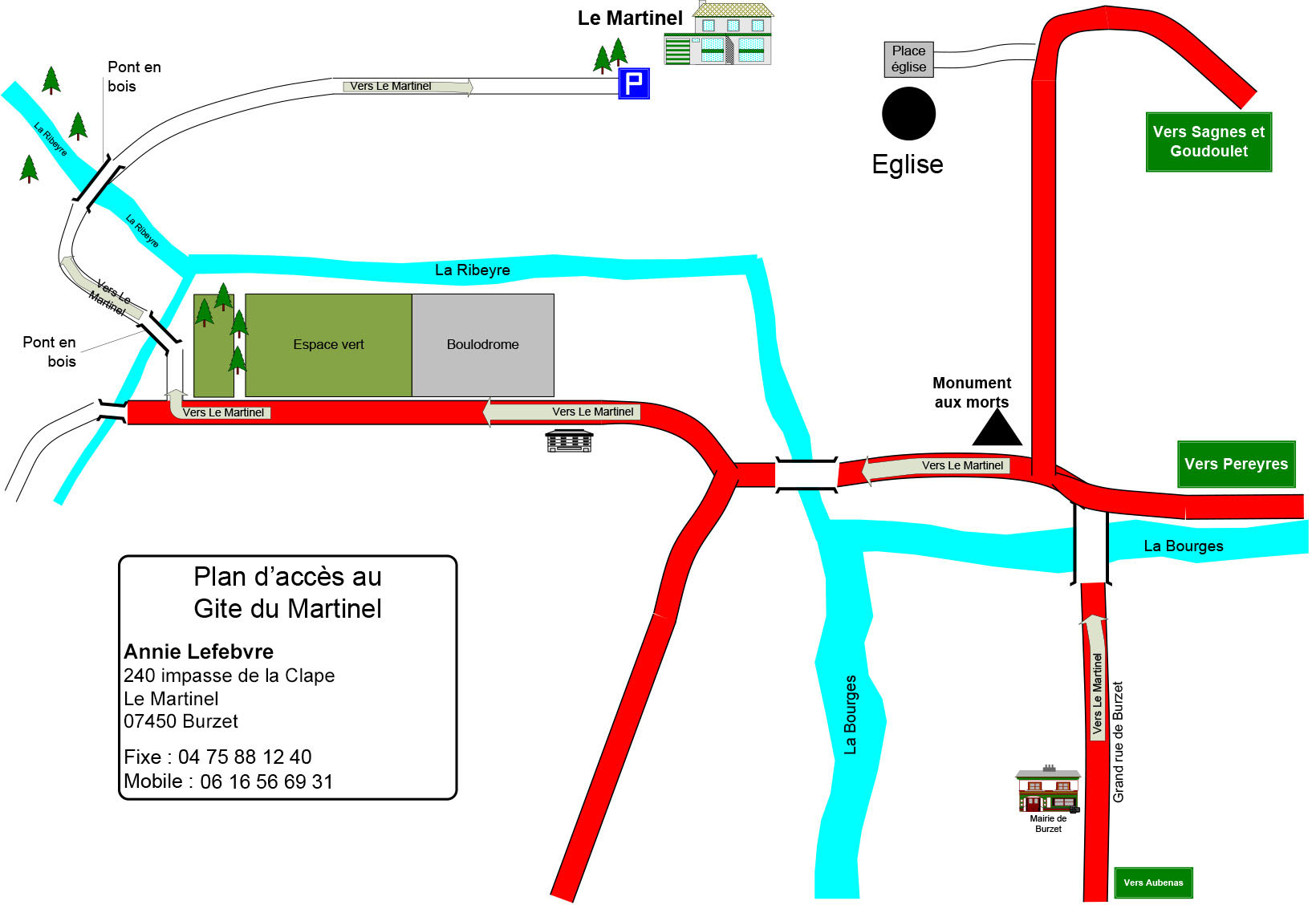 Plan d'accès à télécharger